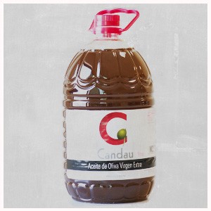 Garrafa 5 litros aceite Candau 